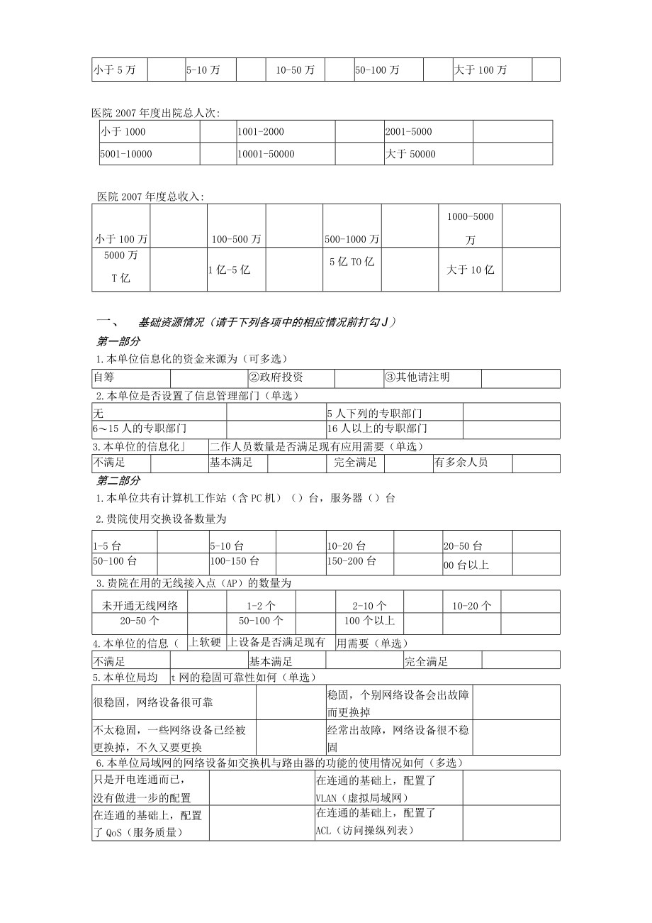 广西医疗机构信息化建设情况调查表.docx_第2页