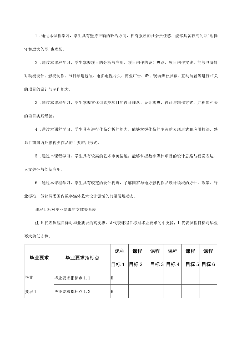 《数字媒体艺术专业项目实训》课程教学大纲.docx_第2页