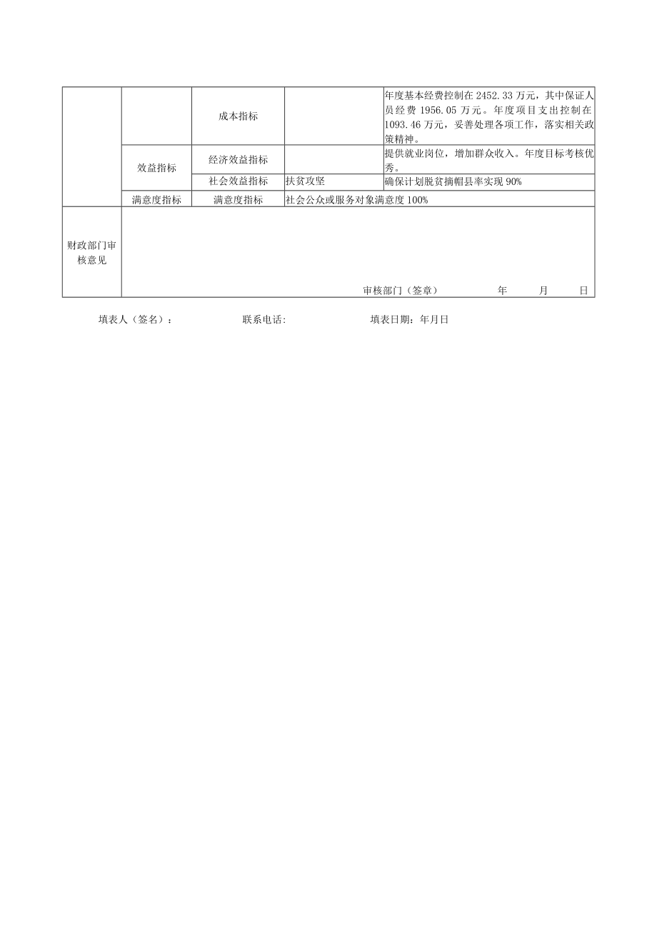 部门整体支出绩效目标申报020年度.docx_第2页