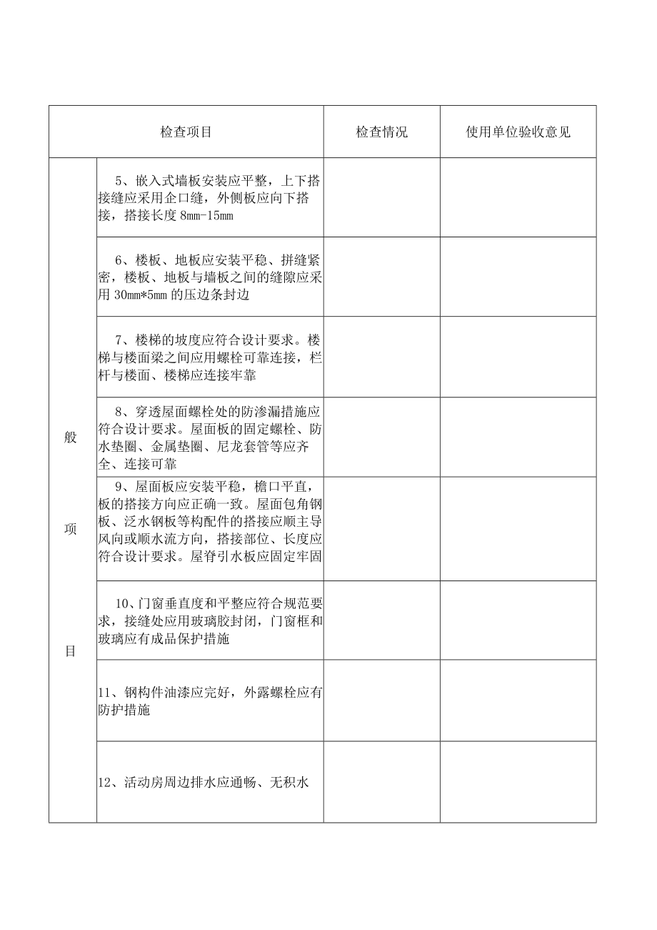 活动房质量检查记录.docx_第2页