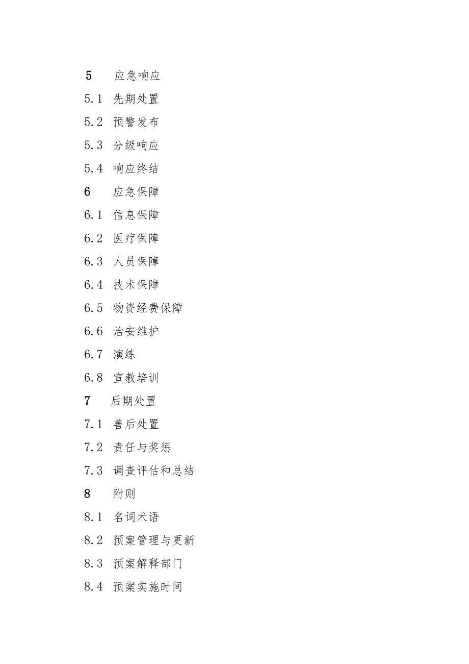 缙云县药品医疗器械安全突发事件应急预案目录.docx_第2页