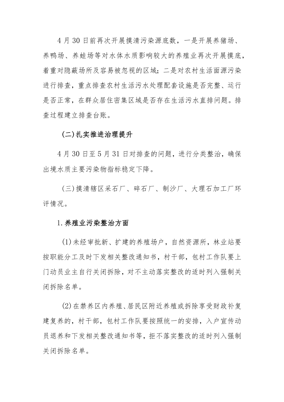 XX镇进一步落实提升水环境质量攻坚行动方案.docx_第2页