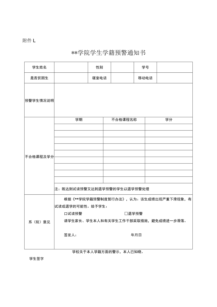 绵阳师范学院全日制普通本专科学生学籍预警暂行办法【模板】.docx_第3页