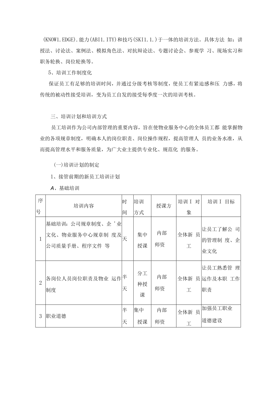 物业公司人员培训及考核方案.docx_第2页