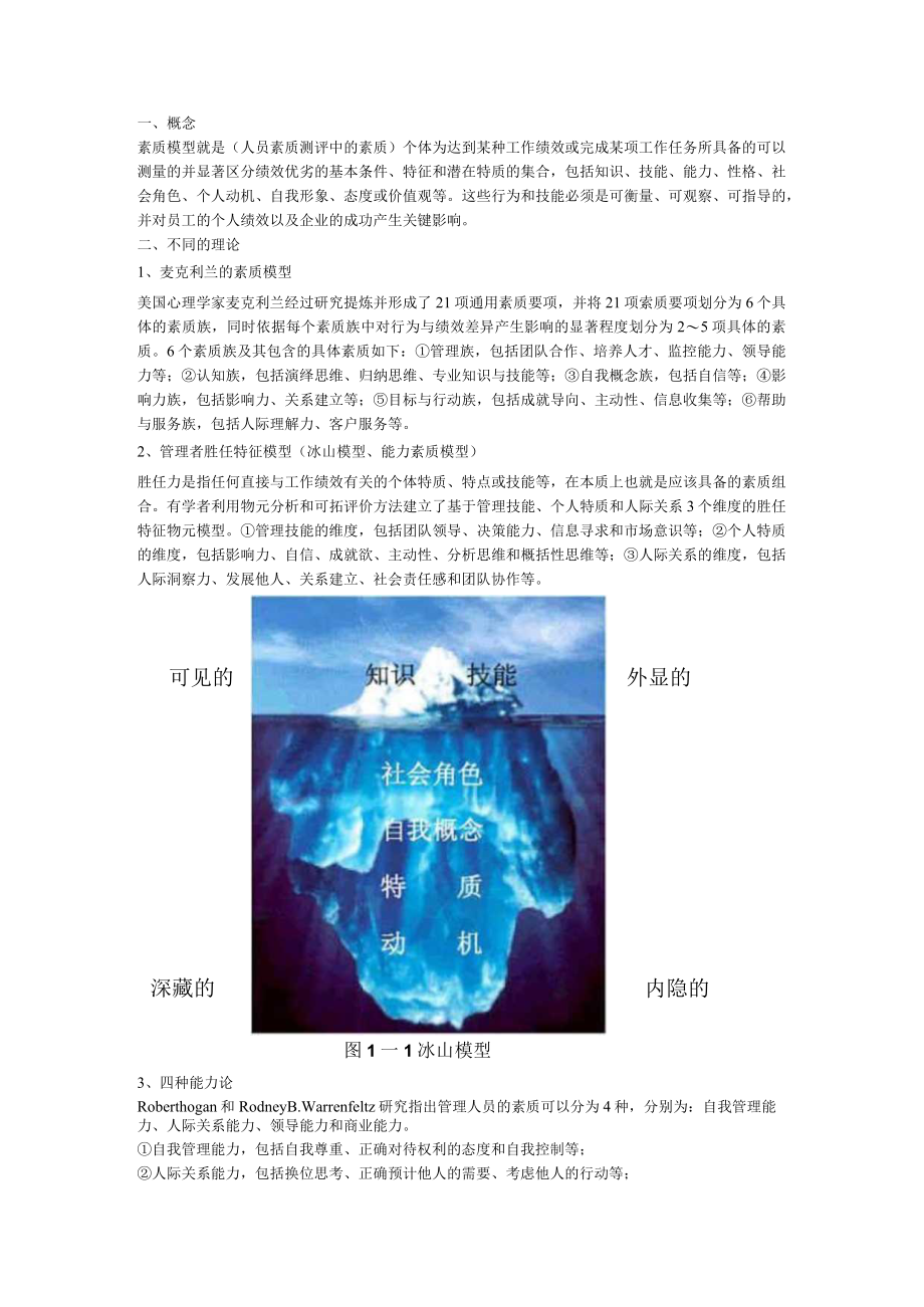 素质模型概念.docx_第1页