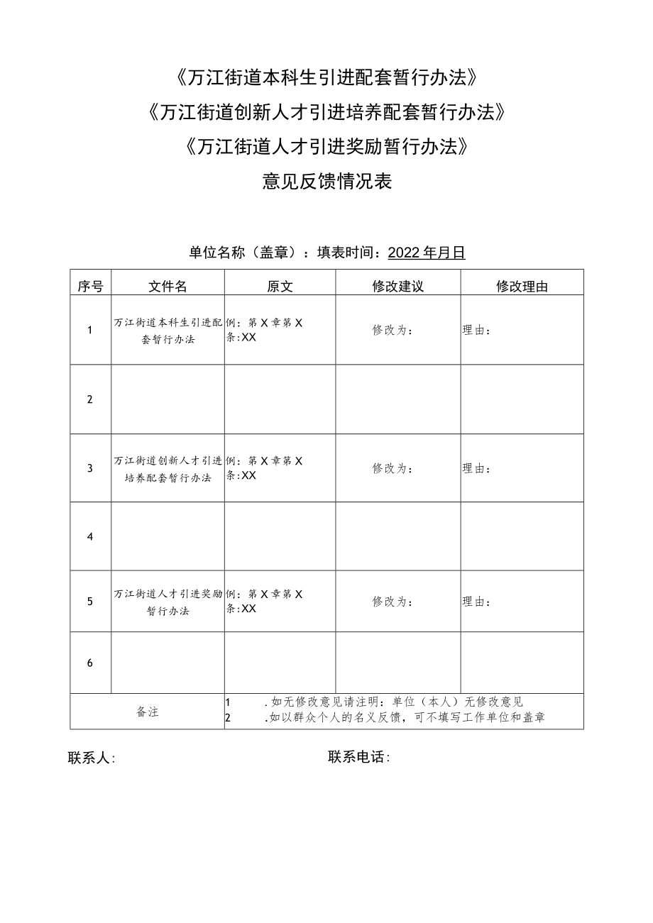 相关单位征求意见情况表（模板）.docx_第1页