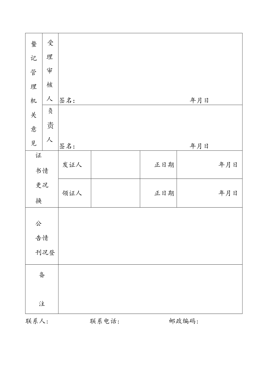 统一社会信用代码事业单位法人变更登记申请书.docx_第3页