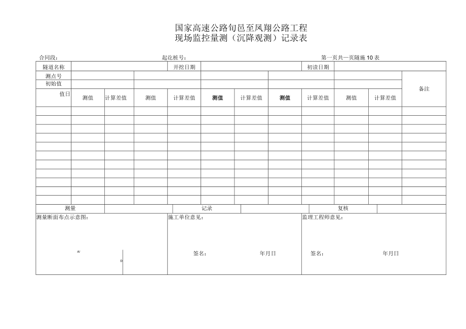 监控量测用表 .docx_第1页