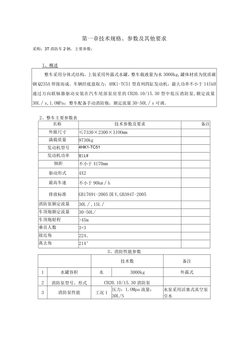 第一章技术规格、参数及其他要求.docx_第1页