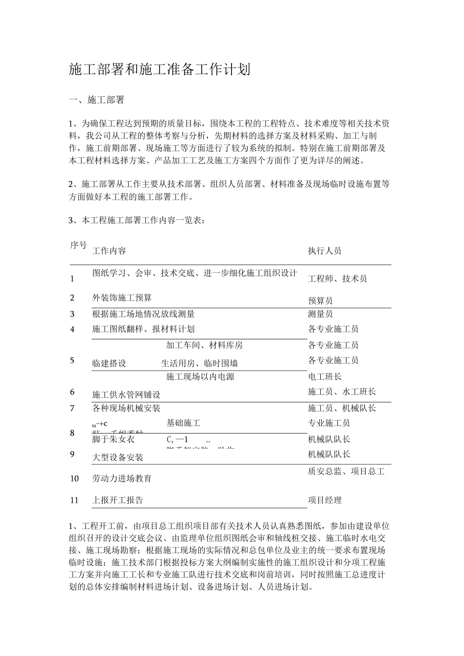 紧急施工部署和紧急施工准备工作计划.docx_第1页