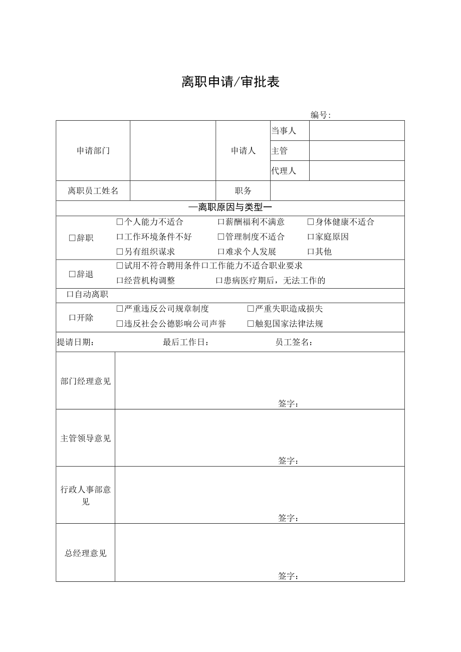 离职申请审批表.docx_第1页