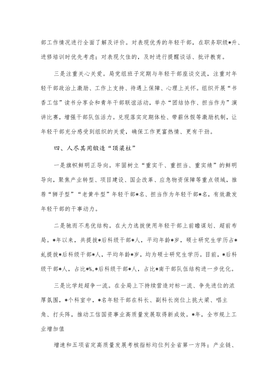 大力选拔培养优秀年轻干部经验材料供借鉴.docx_第3页