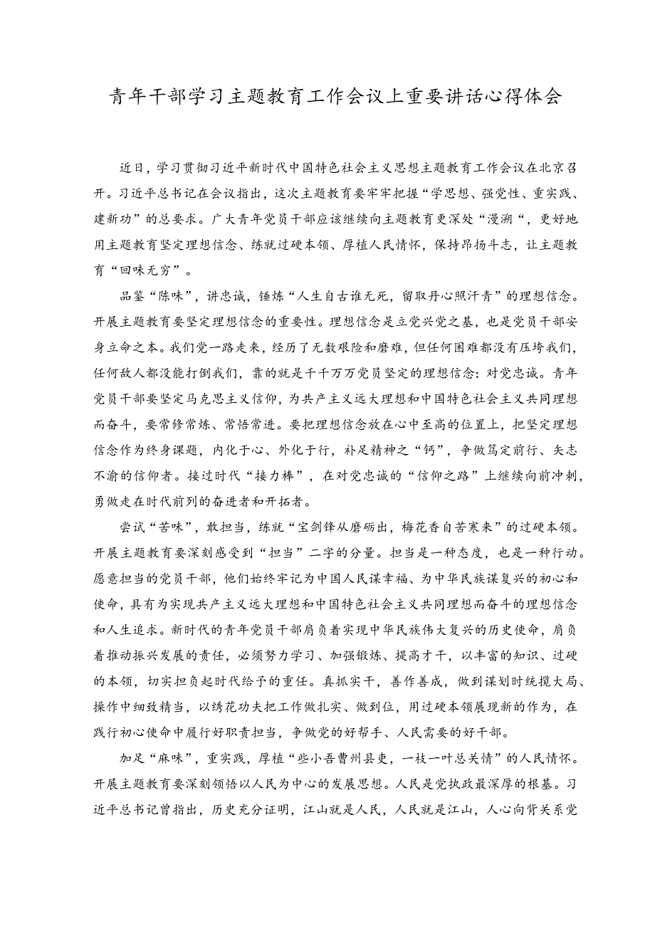 （2篇）2023年提高对主题教育的认识心得体会.docx_第1页