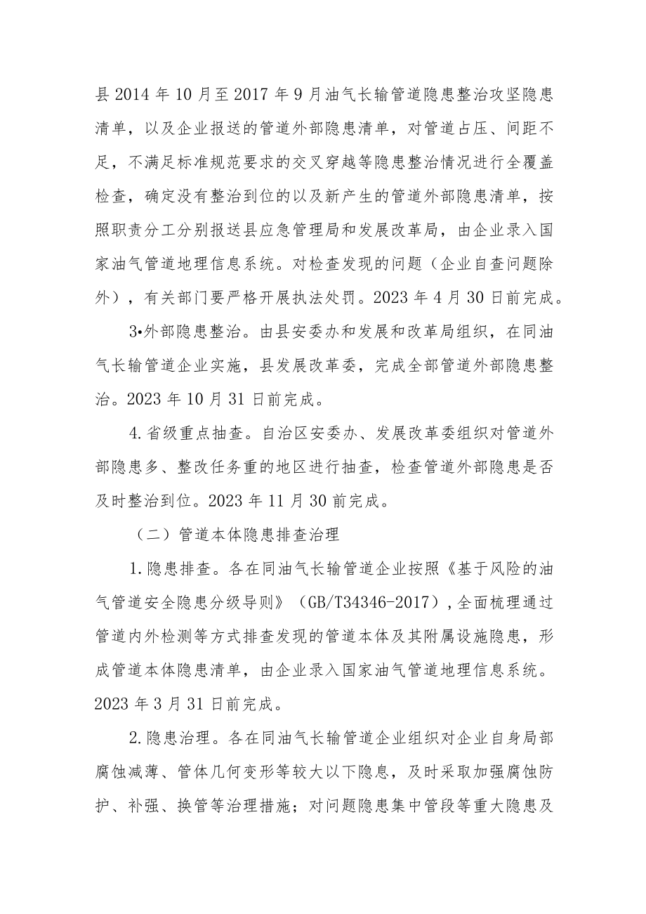 油气长输管道安全风险专项治理工作方案.docx_第2页