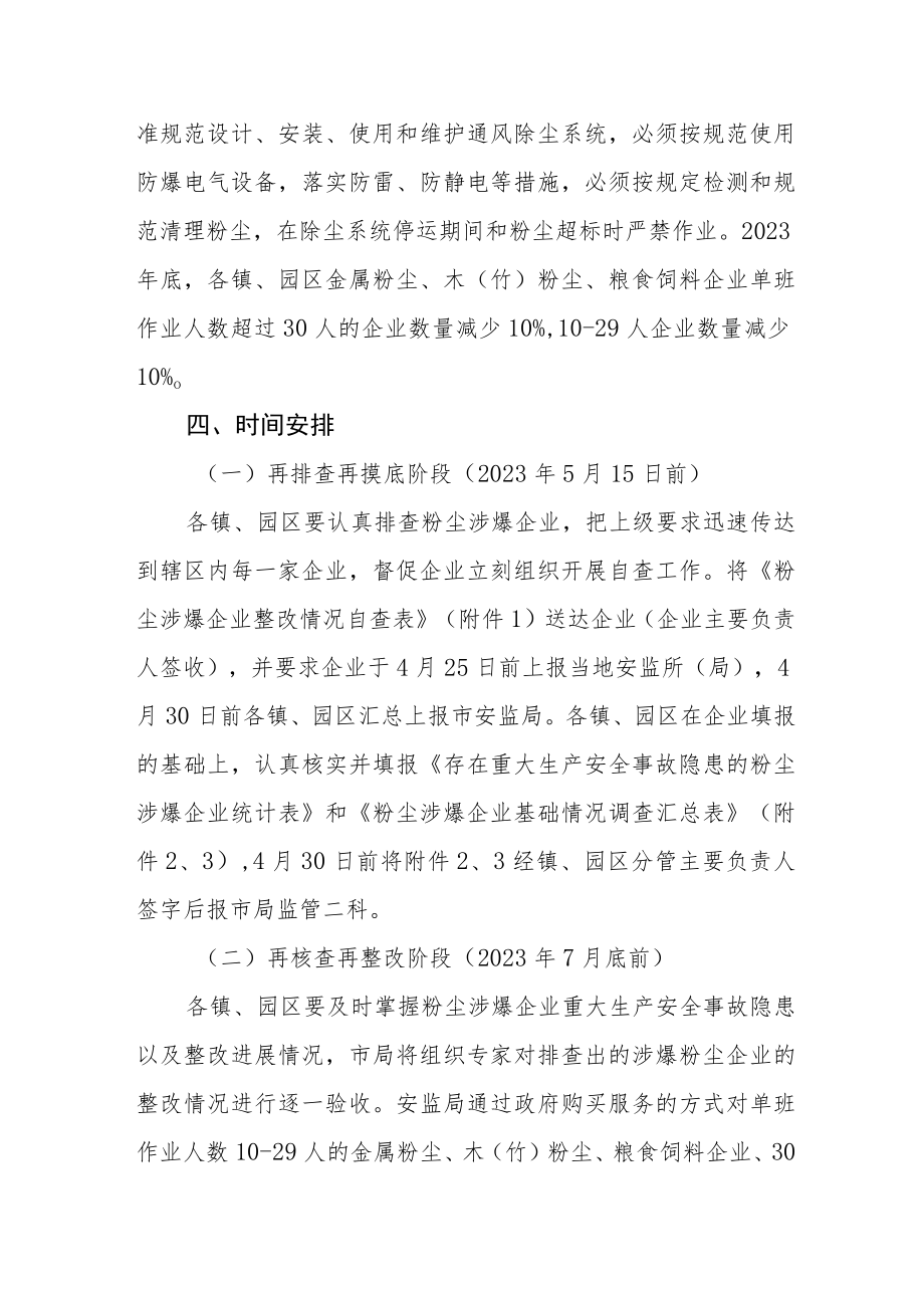 粉尘防爆治理专项行动工作实施方案.docx_第3页