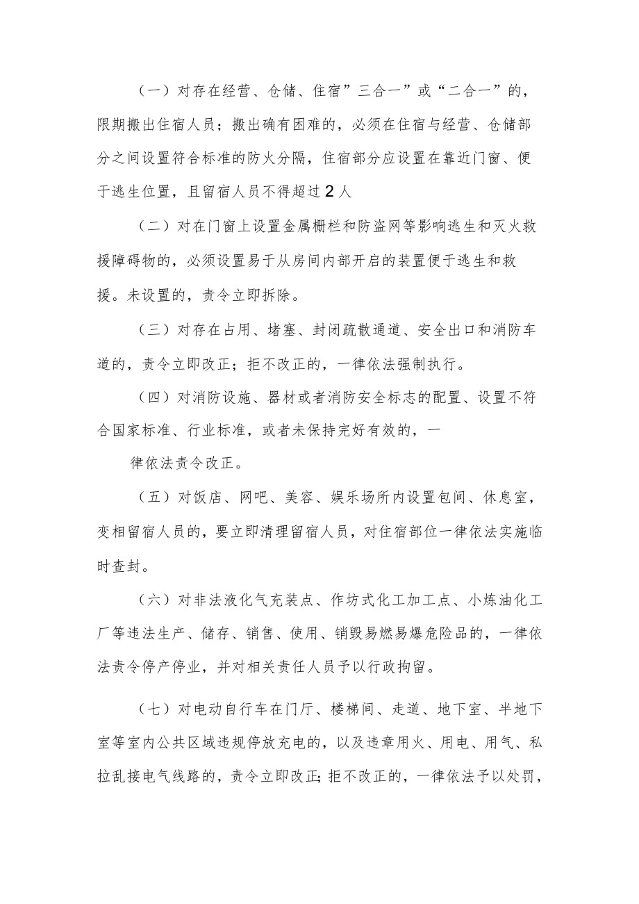 XX镇消防安全隐患排查整治工作实施方案.docx_第2页