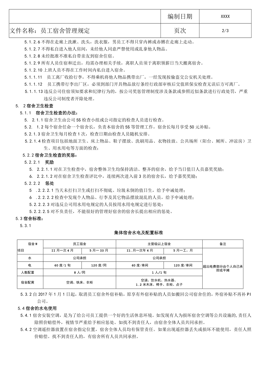 员工宿舍管理规定.docx_第2页