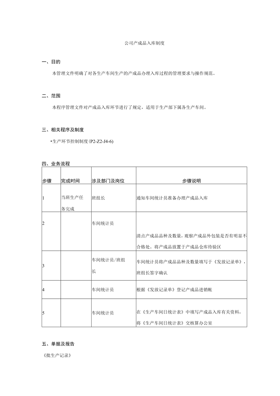 公司产成品入库制度.docx_第1页