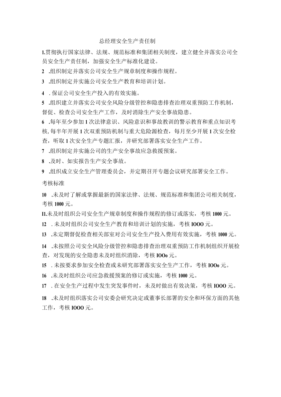 总经理安全生产责任制.docx_第1页