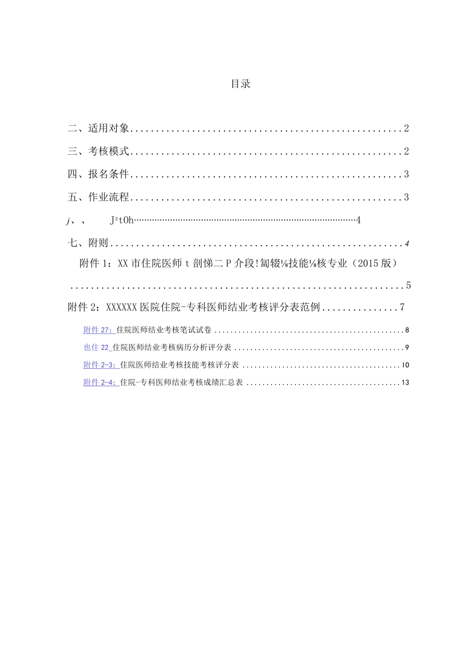 住院-专科医师一体化培训结业考核作业细则.docx_第1页