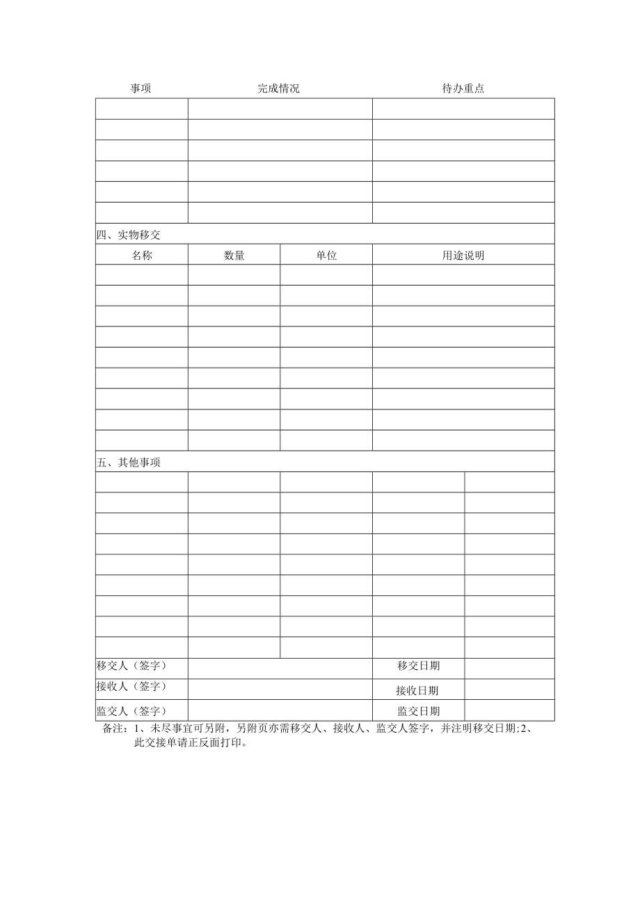 公司工作交接单.docx_第2页