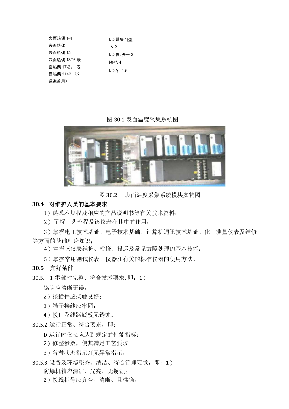 仪表自动化控制岗位维护操作规则-气化炉表面温度采集系统维护与检修规程.docx_第3页