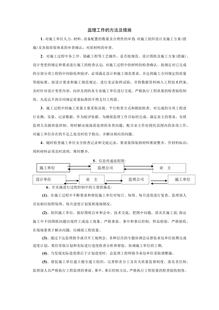 监理工作的方法及措施.docx_第1页