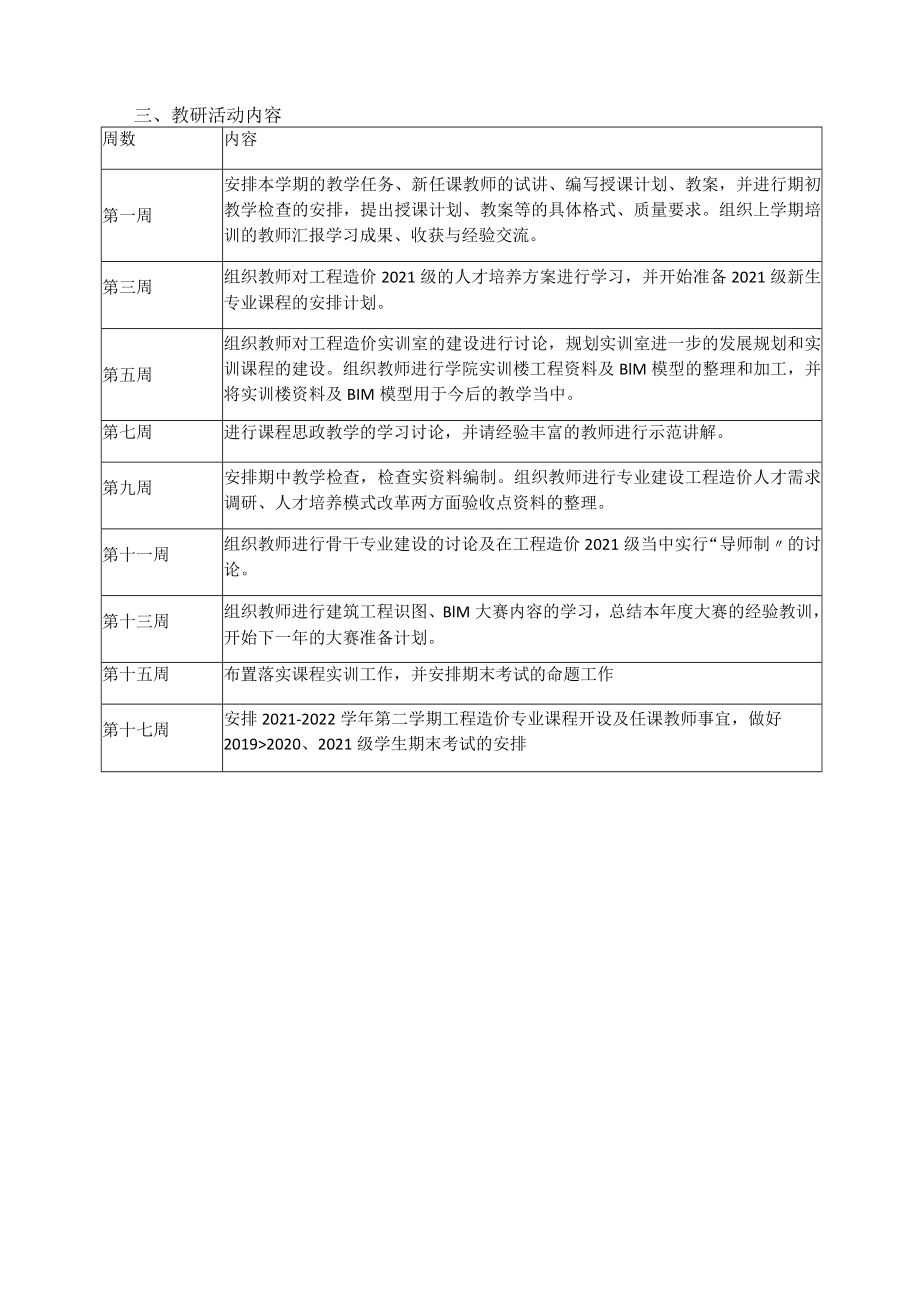 工程造价教研室工作计划.docx_第3页