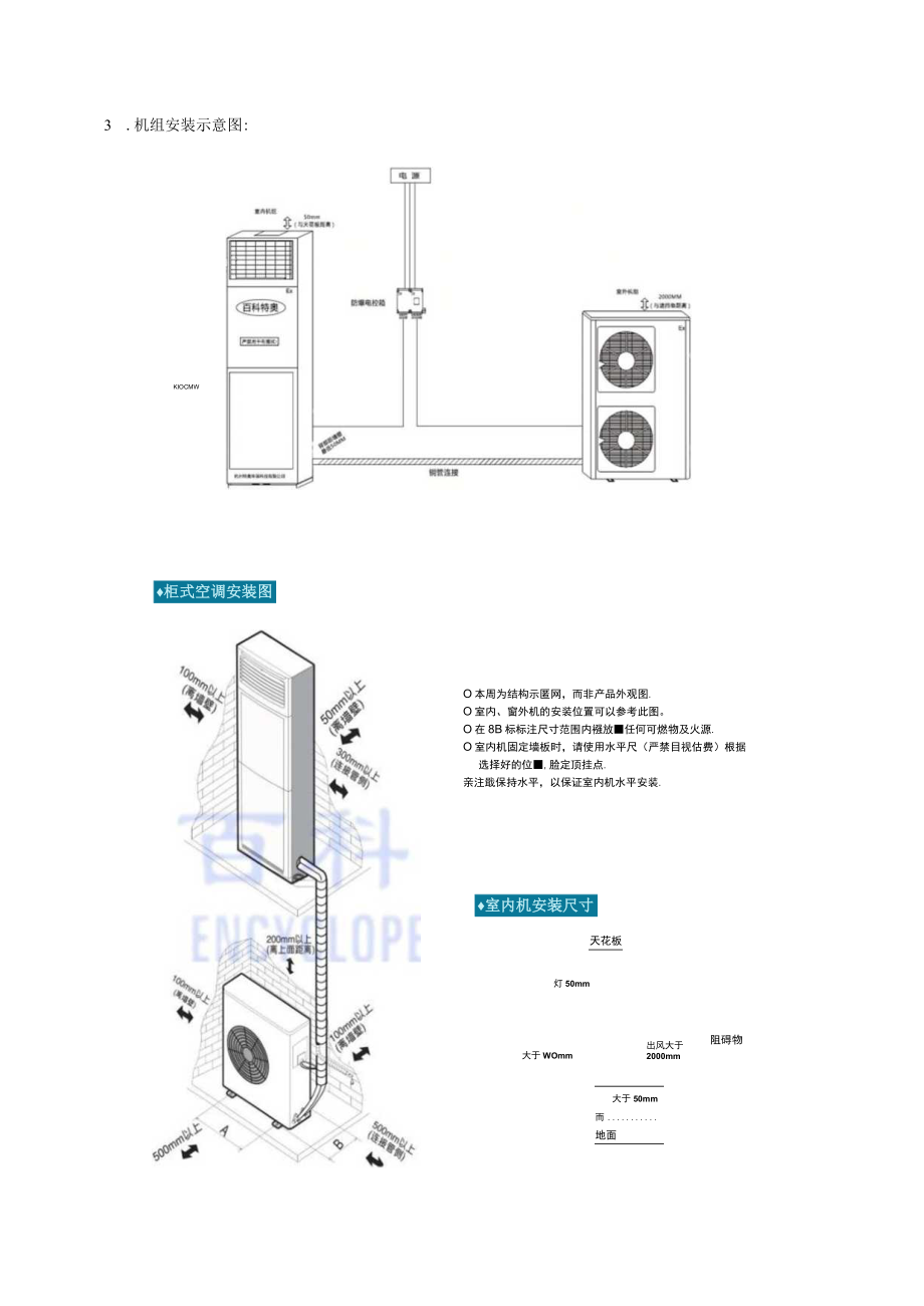 百科特奥BFKG系列防爆柜式空调机安装说明.docx_第2页