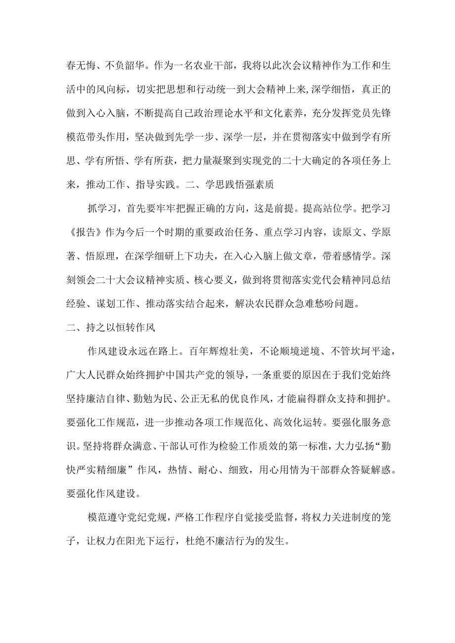 （学习二十大）学习党的二十大精神心得体会 (汇编).docx_第3页