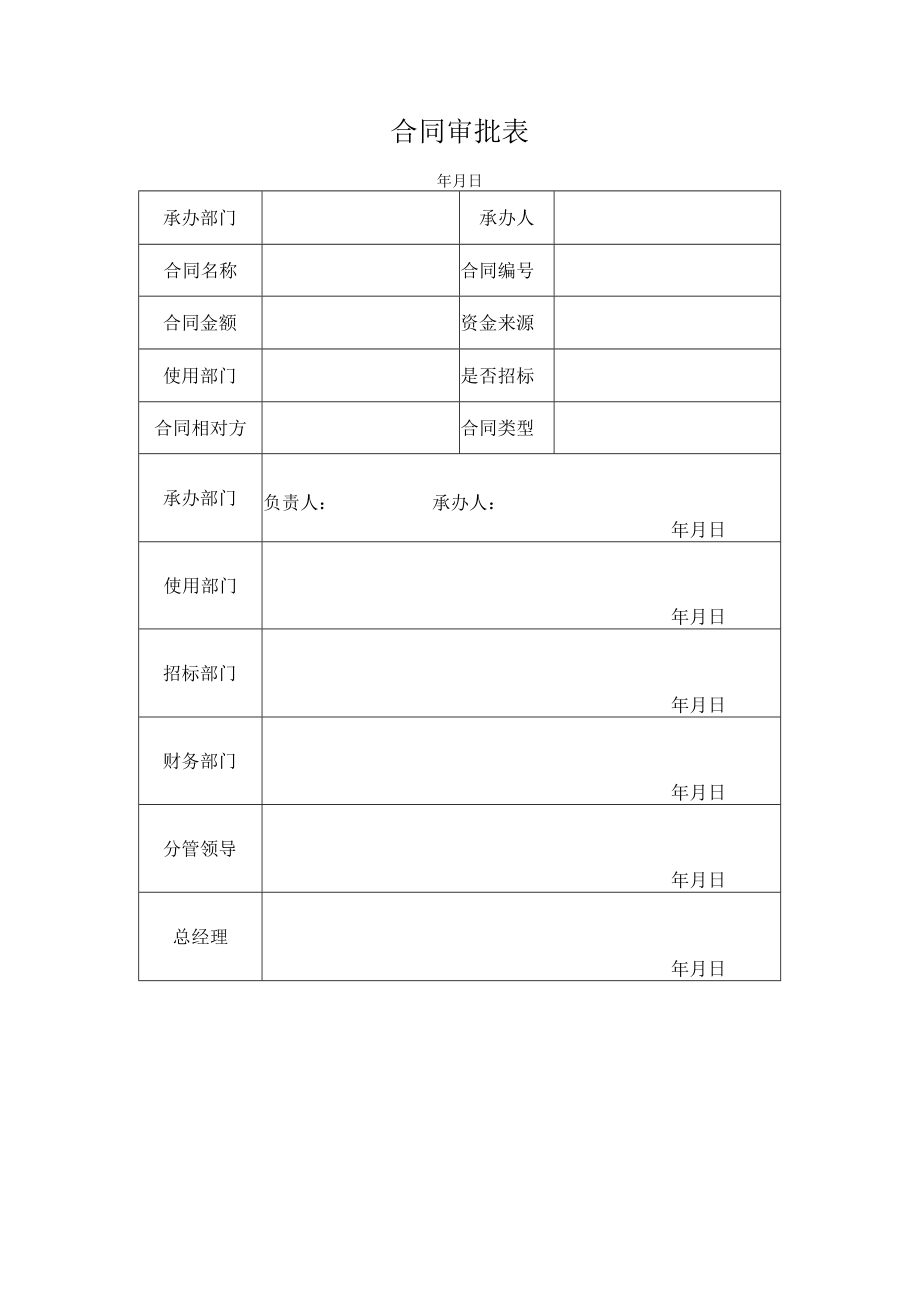 合同审批表.docx_第1页