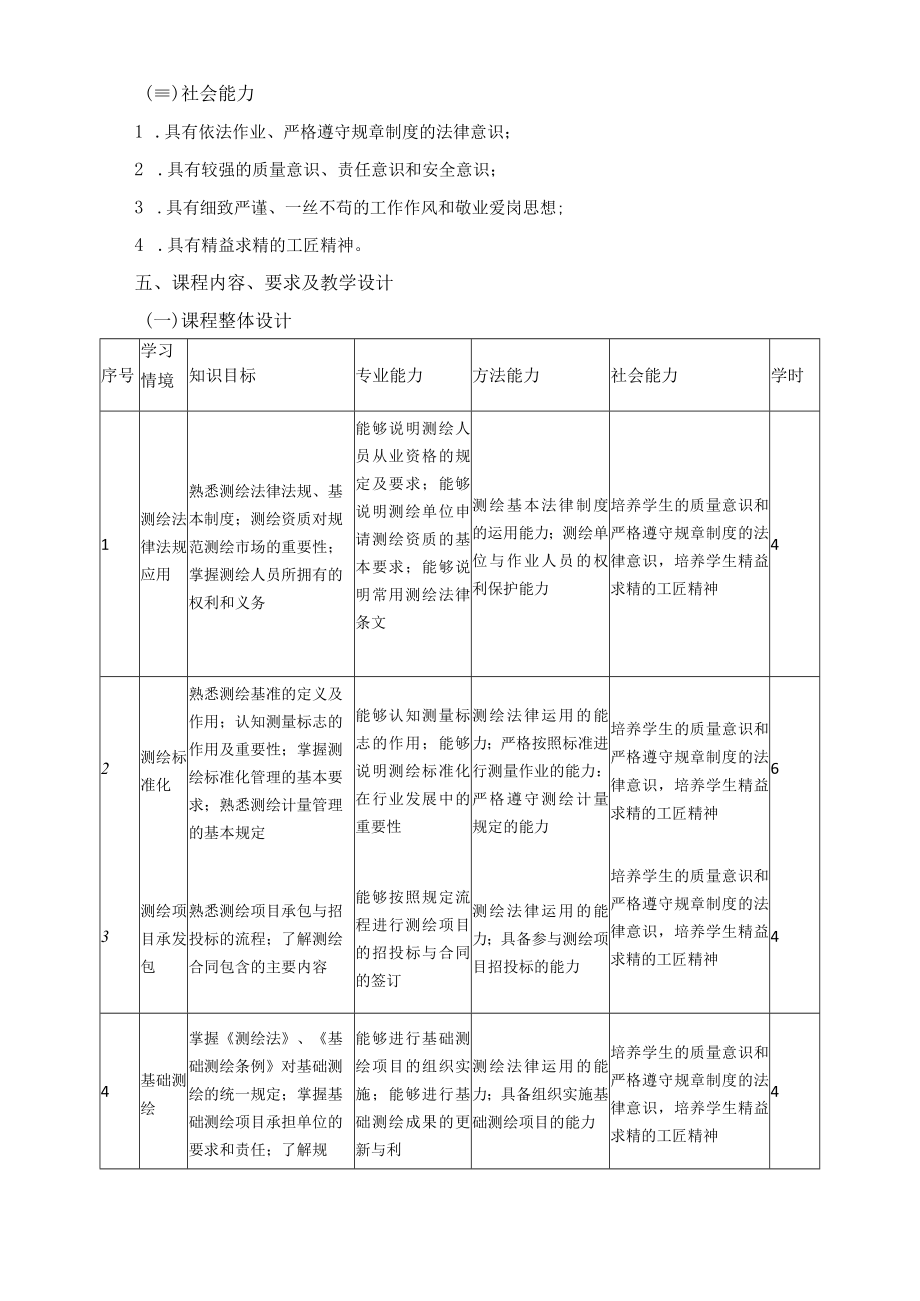 《测量管理与法律法规》课程标准.docx_第3页