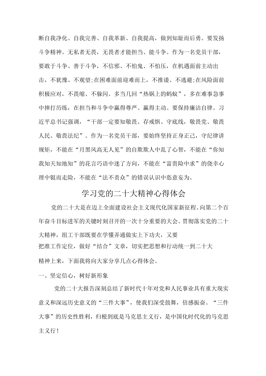 （学习二十大）学习党的二十大精神心得体会 (模板).docx_第3页