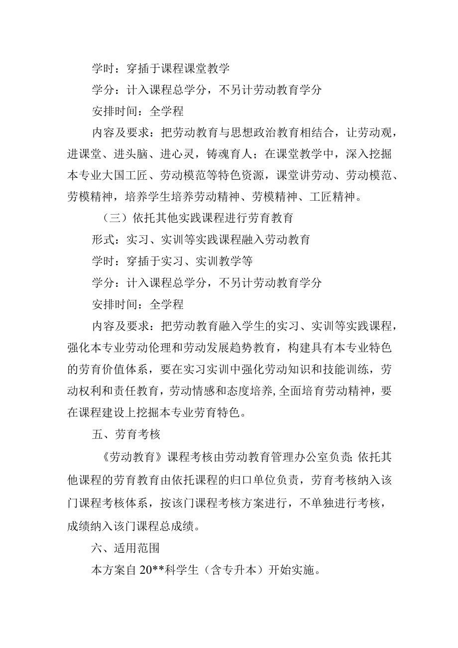 本科生劳动教育实施方案.docx_第3页