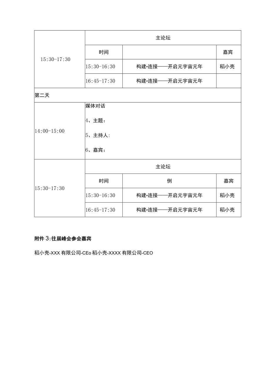 科技公司商业活动峰会方案范文模板.docx_第3页