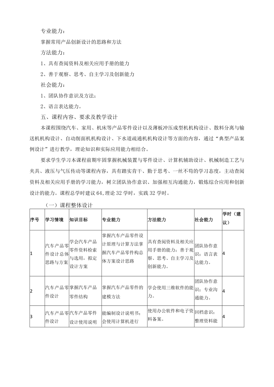 《产品创新设计》课程标准.docx_第2页