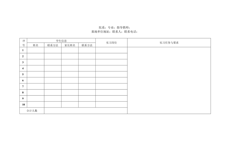 顶岗实习学生安排汇总表.docx_第2页