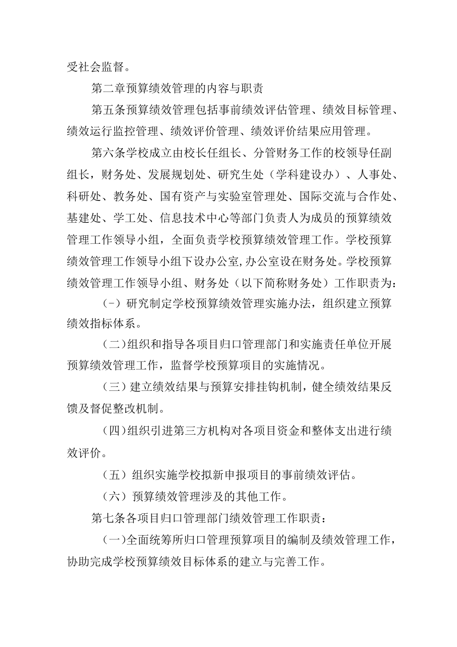 大学预算绩效管理实施办法.docx_第2页