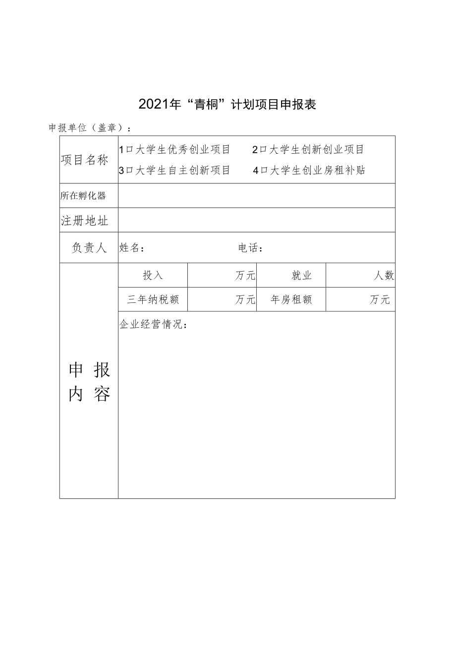 2021年“青桐”计划项目申报表.docx_第1页