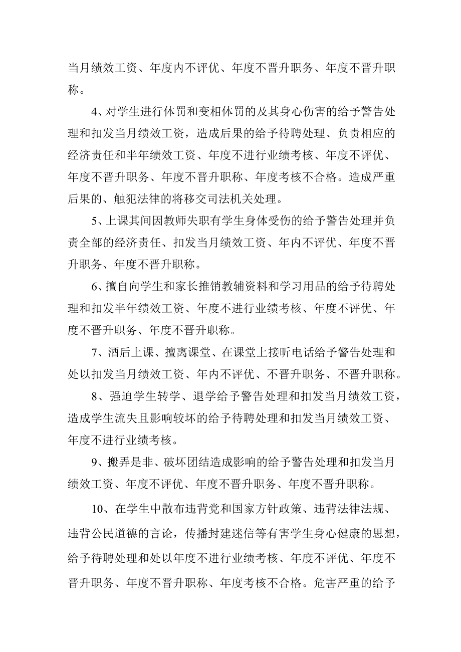 对违反教师职业道德规范处理实施意见.docx_第2页