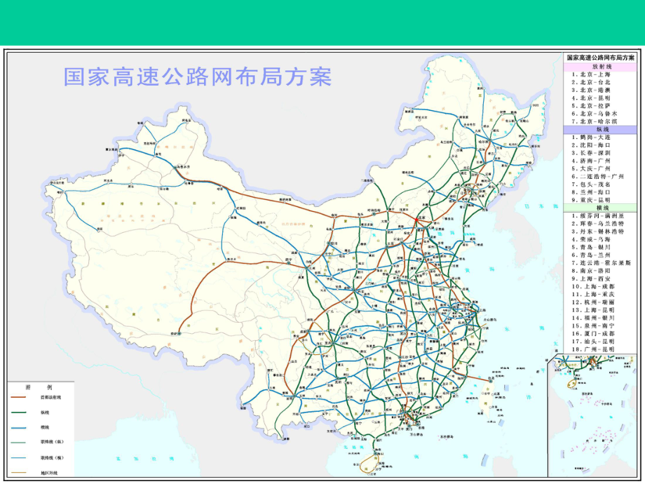 北京市城市对外交通干线规划图.ppt_第1页