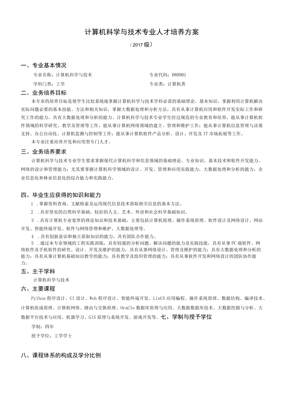 计算机科学与技术专业人才培养方案.docx_第1页