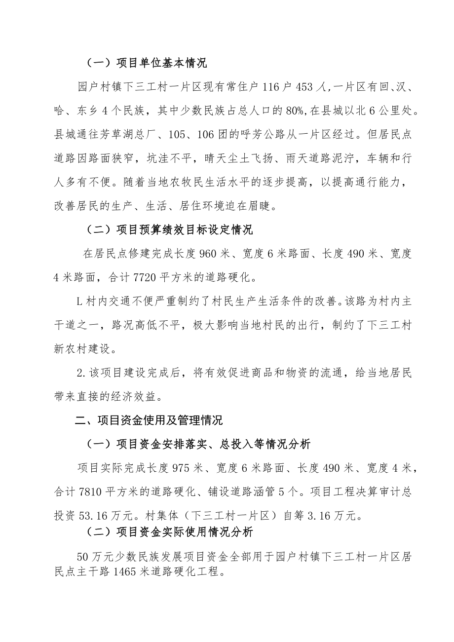 财政专项扶贫资金项目支出绩效自评报告.docx_第2页