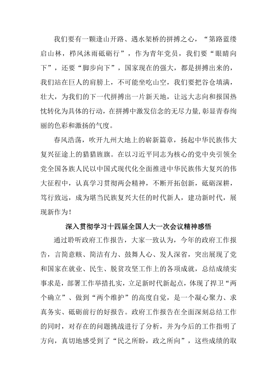 高等大学深入贯彻学习十四届全国人大一次会议精神 (精编).docx_第2页