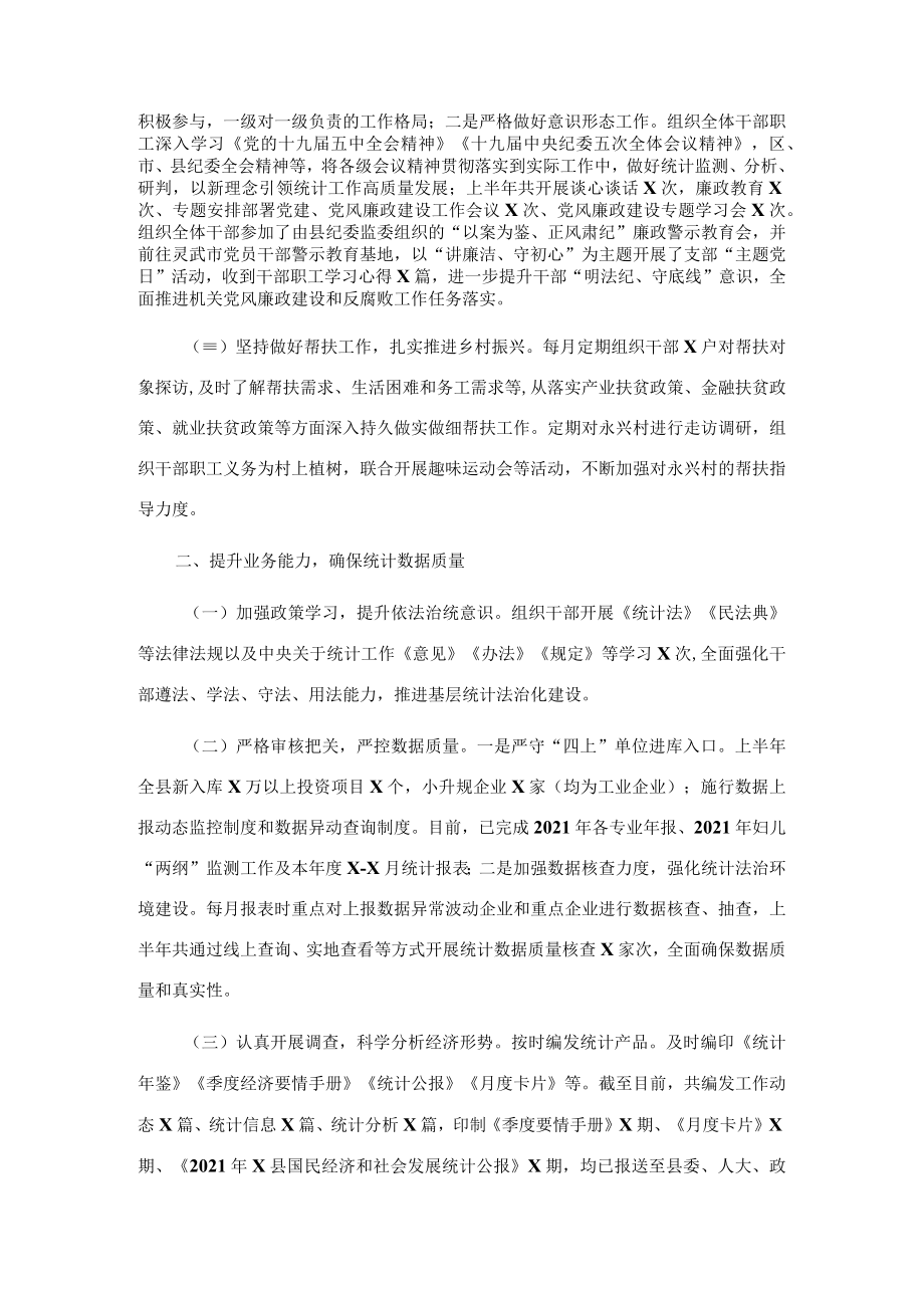 统计系统2021年上半年工作总结.docx_第2页