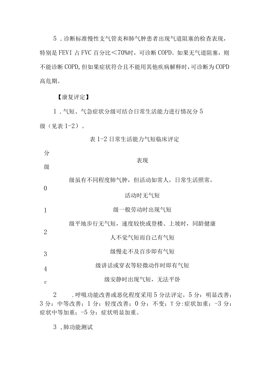 医院慢性阻塞性肺疾病康复诊疗常规.docx_第2页