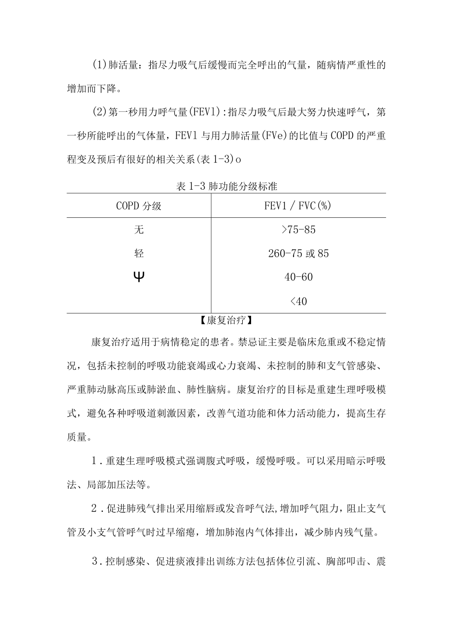 医院慢性阻塞性肺疾病康复诊疗常规.docx_第3页