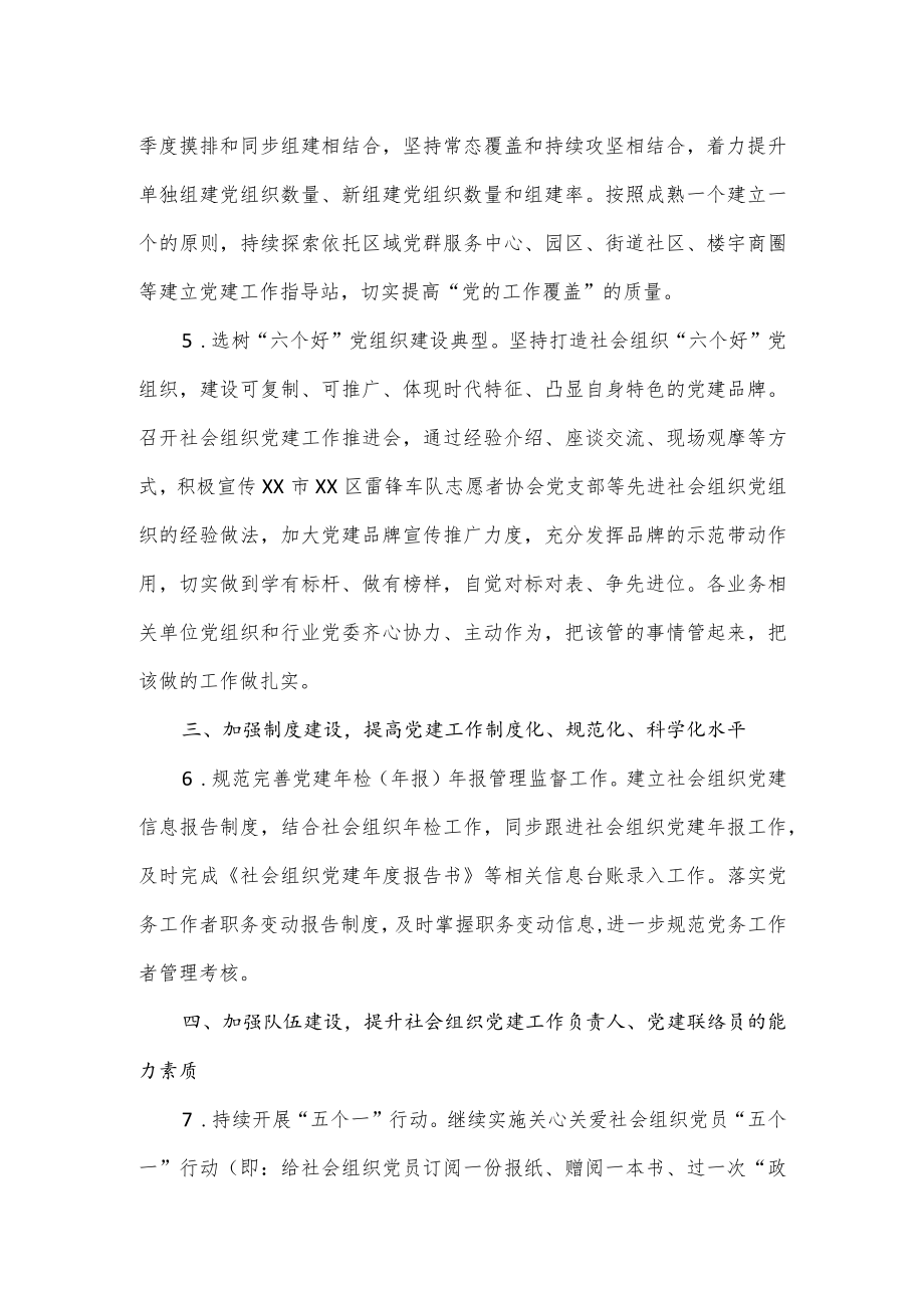 2023年市社会组织党建工作要点范文.docx_第2页