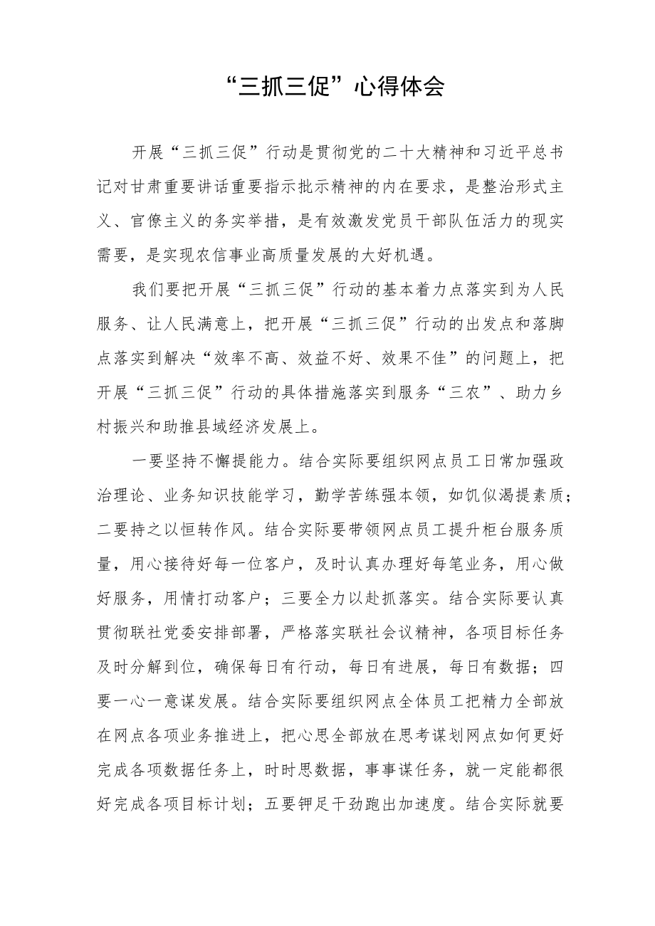 “三抓三促”行动学习体会五篇.docx_第2页