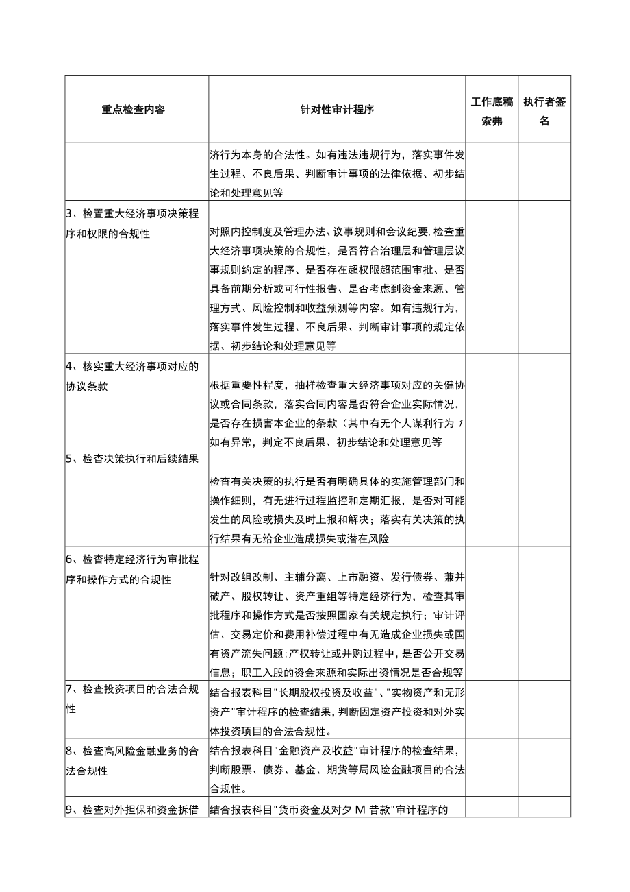 4专门事项审计程序--经营活动和重大经营决策.docx_第2页